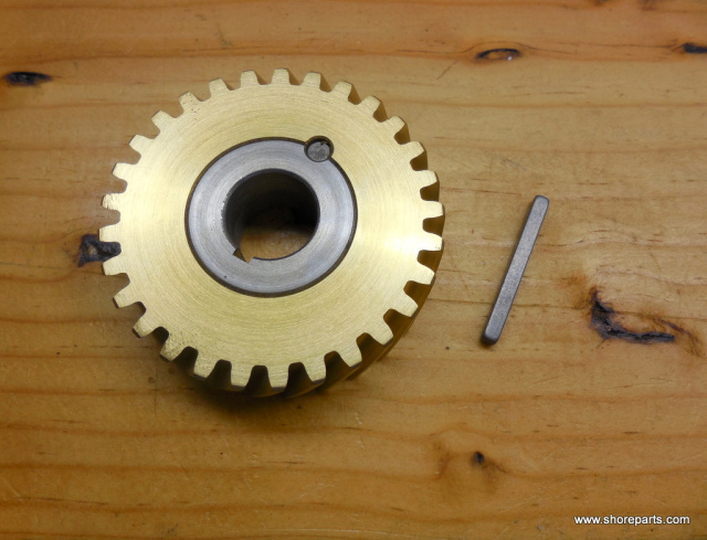 Hobart Mixer A 200 ,A 120 Bronze Worm Wheel With Key  00-124751-00003 worm wheel